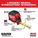 Milwaukee 48-22-0240 40' Wide Blade Tape Measure - 2