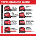 Milwaukee 48-22-0425 25' Compact Wide Blade Tape Measure - 6