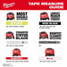 Milwaukee 48-22-1435E 35ft STUD Tape Measure with Engineer's Scale - 9