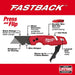 Milwaukee 48-22-1502 FASTBACK Folding Utility Knife w/ Blade Storage - 4