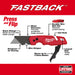 Milwaukee 48-22-1502 FASTBACK Folding Utility Knife w/ Blade Storage - 3