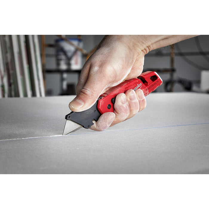 Milwaukee 48-22-1502 FASTBACK Folding Utility Knife w/ Blade Storage - 12