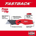 Milwaukee 48-22-1503 FASTBACK w/ Storage & FASTBACK Compact Knife Set - 4
