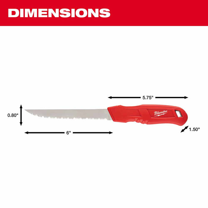 Milwaukee 48-22-1922 Serrated Blade Insulation Knife - 4