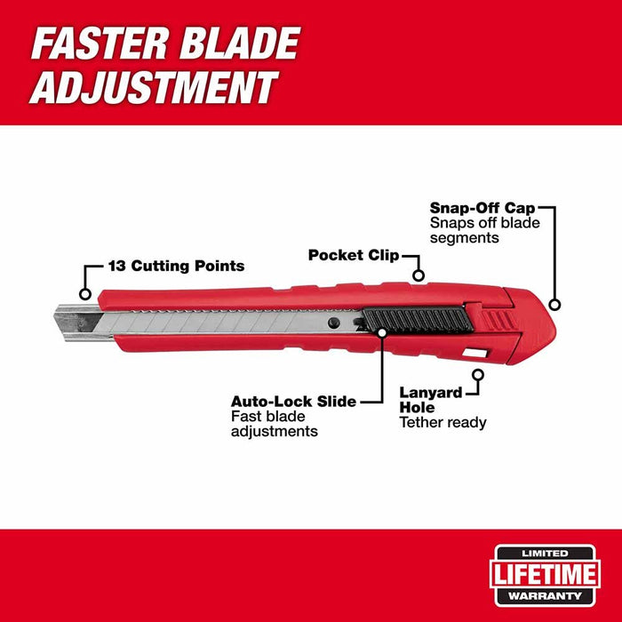 Milwaukee 48-22-1963 9mm Snap Off Knife - 2