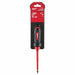 Milwaukee 48-22-2231 3/16" Cabinet - 4" 1000V Insulated Screwdriver - 2