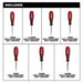 Milwaukee 48-22-2448 7pc Metric HollowCore Nut Driver Set - 2
