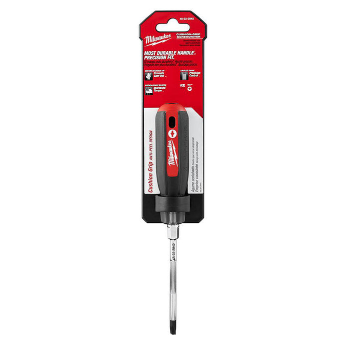 Milwaukee 48-22-2842 #2 ECX  - 4" Cushion Grip Screwdriver