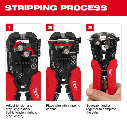 Milwaukee 48-22-3082 Self-Adjusting Wire Stripper & Cutter - 2