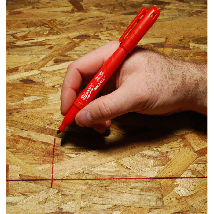 Milwaukee 48-22-3170 INKZALL Red Fine Point Markers - 5