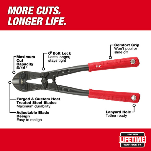 Milwaukee 48-22-4014 14" Bolt Cutter - 2