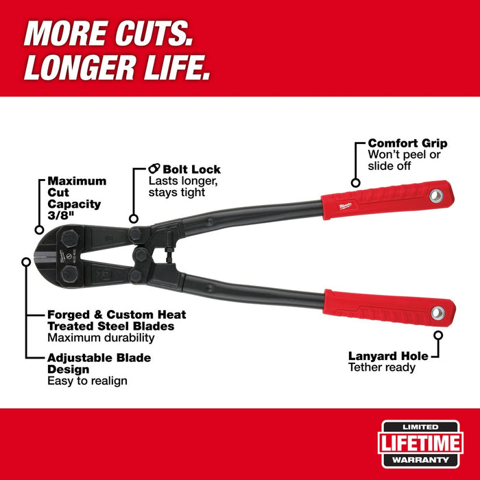 Milwaukee 48-22-4018 18" Bolt Cutter - 2