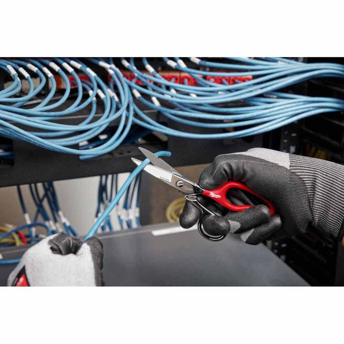 Milwaukee 48-22-4049 Electrician Scissors with Extended Handle - 8