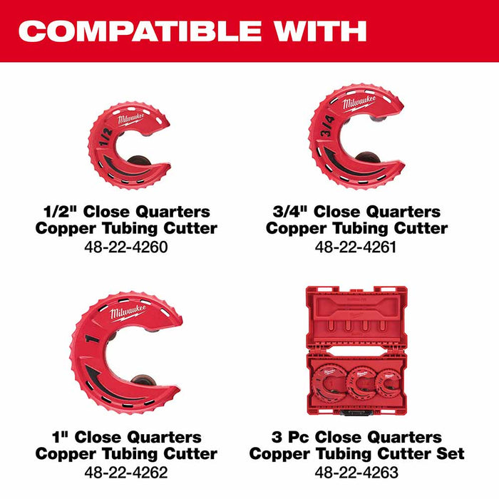 Milwaukee 48-22-4266 2pc Close Quarters Cutter Replacement Blades - 2