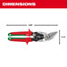 Milwaukee 48-22-4552 Right Cutting Offset Aviation Snips - 4