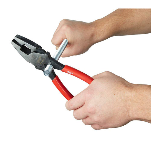 Milwaukee 48-22-6503 High Leverage Linesman's Pliers with Thread Cleaner - 2