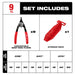 Milwaukee 48-22-6539 9PC Snap Ring Pliers Set - 6