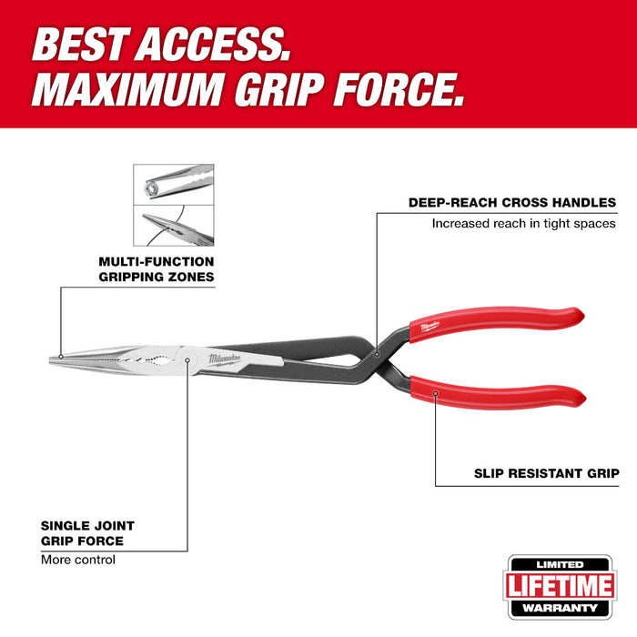 Milwaukee 48-22-6542 2PC Long Reach Pliers Set - 2