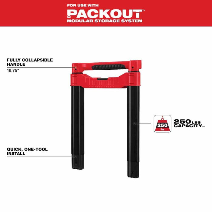 Milwaukee 48-22-8027 Low-Profile Handle for PACKOUT Rolling Tool Box - 3