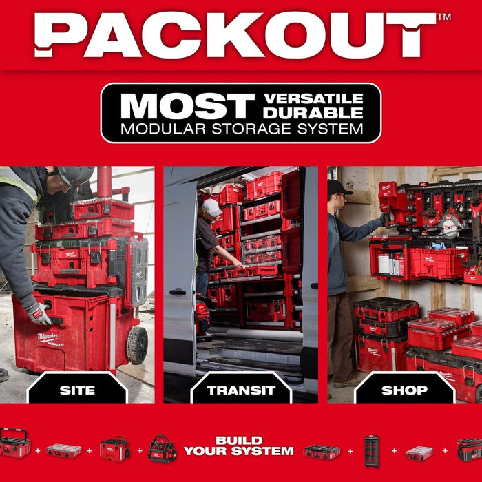 Milwaukee 48-22-8044 PACKOUT XL Crate Wire Pulling Inserts Fits 1/2" EMT Conduit (2 Pack) - 9