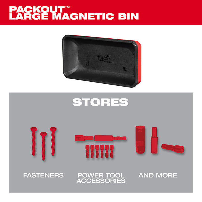 Milwaukee 48-22-8071 PACKOUT Large Magnetic Bin - 3