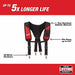 Milwaukee 48-22-8145 Padded Suspension Rig, All Metal Hardware, 1680Denier Ballistic Nylon - 2
