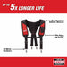 Milwaukee 48-22-8145 Padded Suspension Rig, All Metal Hardware, 1680Denier Ballistic Nylon - 2