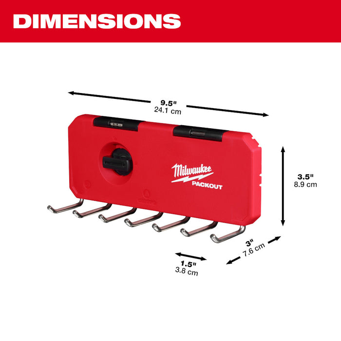 Milwaukee 48-22-8329 PACKOUT 7-Hook Rack - 4