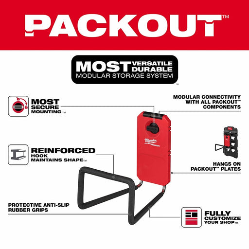 Milwaukee 48-22-8332 PACKOUT Shop Storage Wide Hook - 2