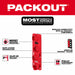 Milwaukee 48-22-8338 PACKOUT Shop Storage M12 Battery Holder - 2