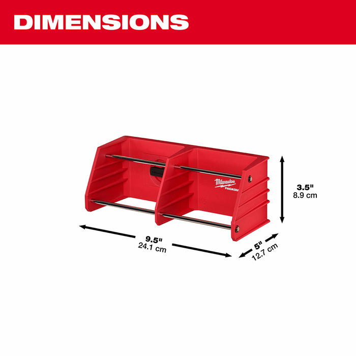 Milwaukee 48-22-8340 PACKOUT Shop Storage Tool Rack - 4