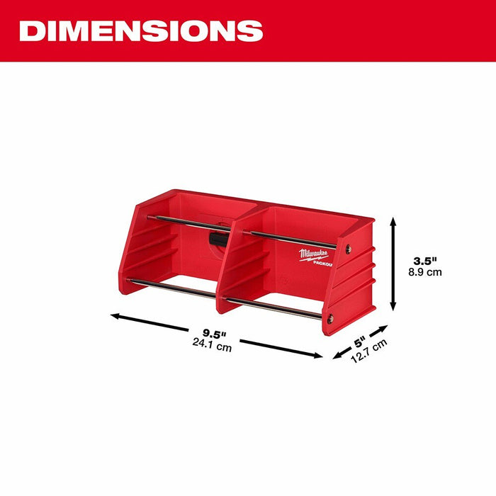 Milwaukee 48-22-8340 PACKOUT Shop Storage Tool Rack - 4