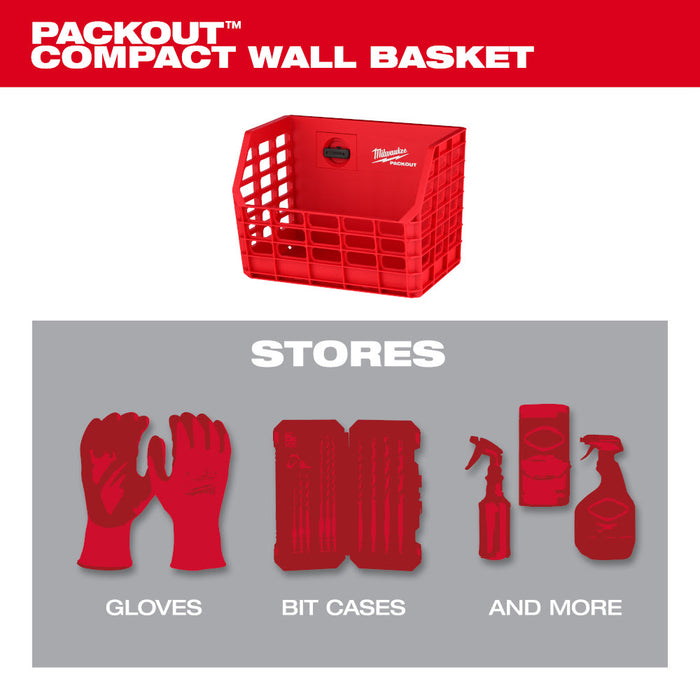 Milwaukee 48-22-8342 PACKOUT Compact Wall Basket - 3