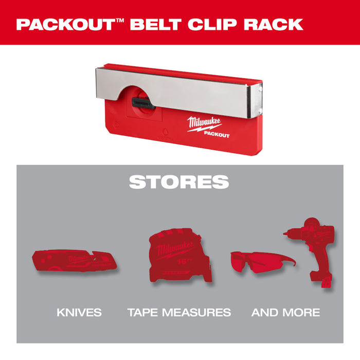 Milwaukee 48-22-8344 PACKOUT Belt Clip Rack - 3