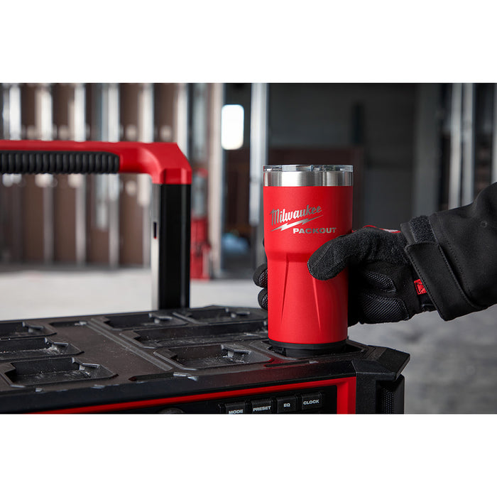 Milwaukee 48-22-8392R PACKOUT 20oz Red Tumbler - 8