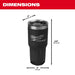 Milwaukee 48-22-8393B PACKOUT 30oz Tumbler - Black - 3