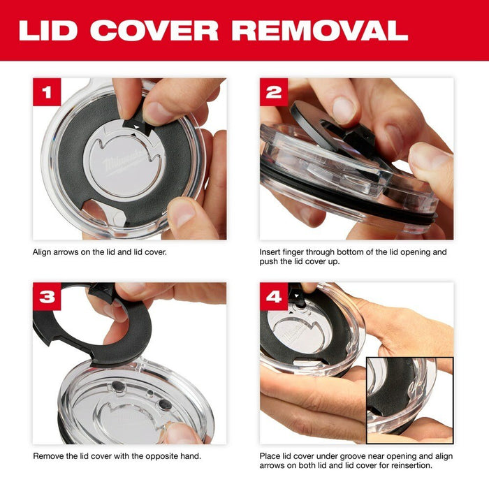 Milwaukee 48-82-8393BP PACKOUT 30oz Tumbler - Black - 4