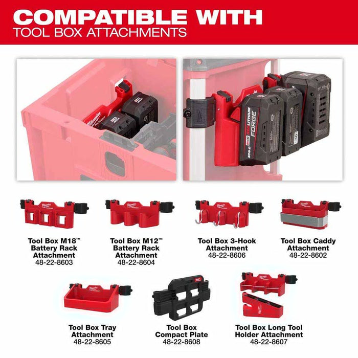 Milwaukee 48-22-8420 PACKOUT Rolling Drawer Tool Box - 6