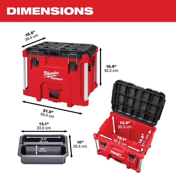 Milwaukee 48-22-8429 PACKOUT™ XL Tool Box - 3