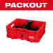 Milwaukee 48-22-8438 PACKOUT Low-Profile Crate with Dividers 18.63 x 14.75 x 6.75" - 2