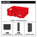 Milwaukee 48-22-8438 PACKOUT Low-Profile Crate with Dividers 18.63 x 14.75 x 6.75" - 4