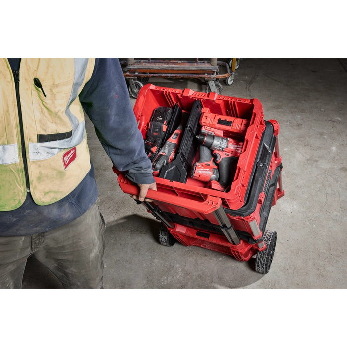 Milwaukee 48-22-8438 PACKOUT Low-Profile Crate with Dividers 18.63 x 14.75 x 6.75" - 7