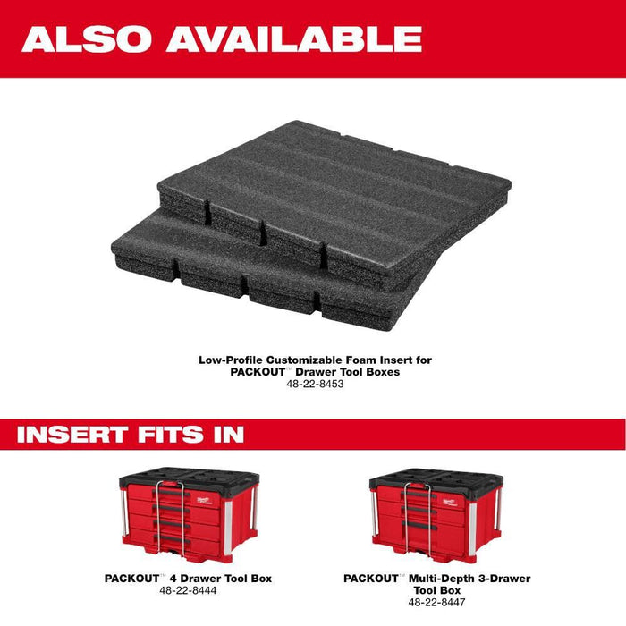 Milwaukee 48-22-8444 PACKOUT 4-Drawer Tool Box - 6