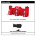 Milwaukee 48-22-8606 PACKOUT Tool Box 3-Hook Attachment - 3