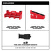 Milwaukee 48-22-8607 PACKOUT Tool Box Long Tool Holder Attachment - 3