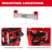 Milwaukee 48-22-8609 PACKOUT Tool Box Belt Clip Rack Attachment (1 Pack) - 5
