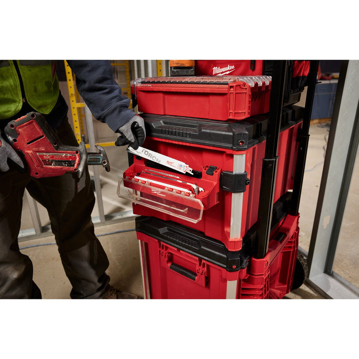Milwaukee 48-22-8612 PACKOUT Accessory Case Attachment with 12 in. Blade Clip for Sawzall Blades - 6