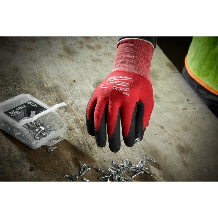 Milwaukee 48-22-8904B 12PK Cut 1 Dipped Gloves – XXL [A1] - 5