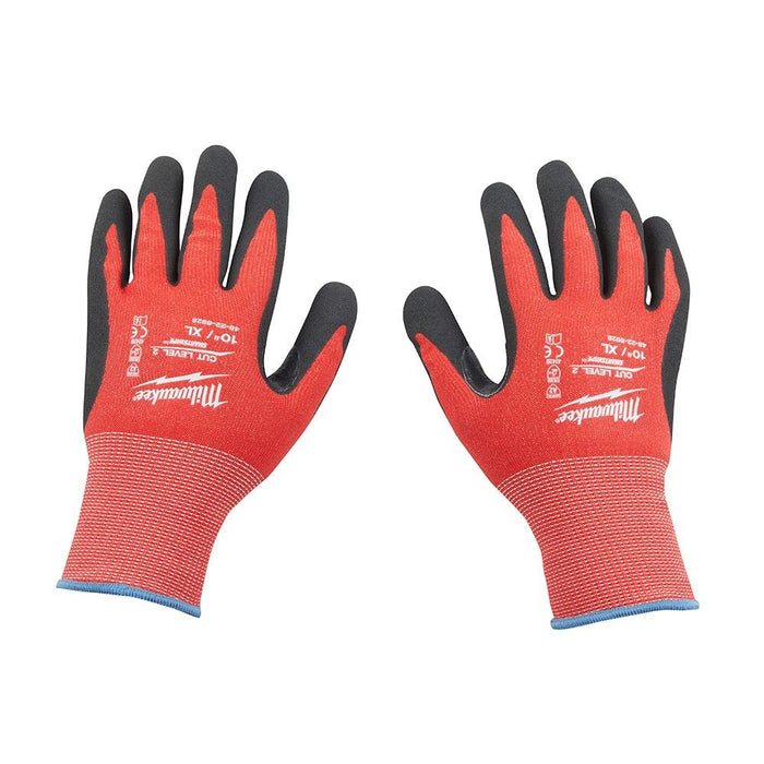 Milwaukee 48-22-8926B Cut Level 2 Nitrile Dipped Gloves - Medium - Bulk 12PK - 2