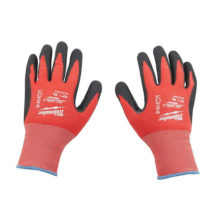 Milwaukee 48-22-8928B Cut Level 2 Nitrile Dipped Gloves - Extra Large - Bulk 12PK - 2